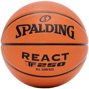 Spalding React TF-250 76801Z krepšinio kamuolys Spalding React TF-250 76801Z krepšinio kamuolys