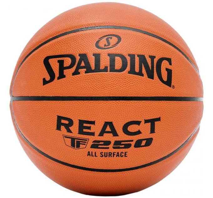 Spalding React TF-250 76801Z krepšinio kamuolys