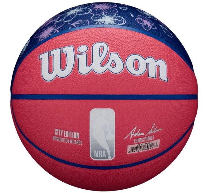 Wilson NBA Team City Collector Washington Wizards krepšinio kamuolys Wilson NBA Team City Collector Washington Wizards krepšinio kamuolys