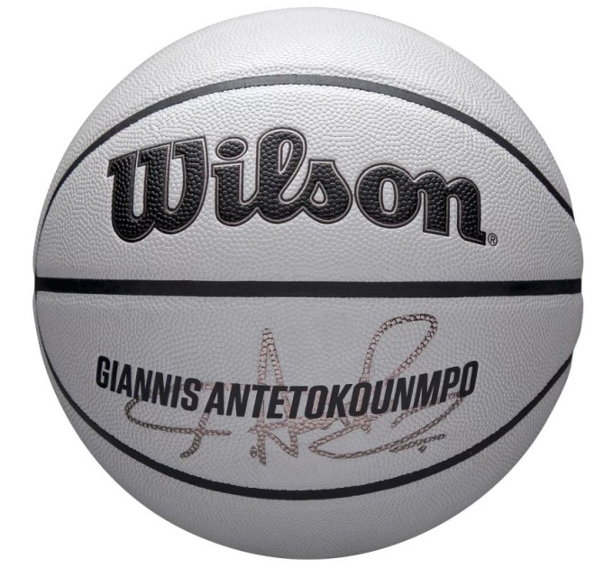 Wilson NBA Player Icon Uv Bskt Giannis krepšinio kamuolys WZ4030901XB Wilson NBA Player Icon Uv Bskt Giannis krepšinio kamuolys WZ4030901XB