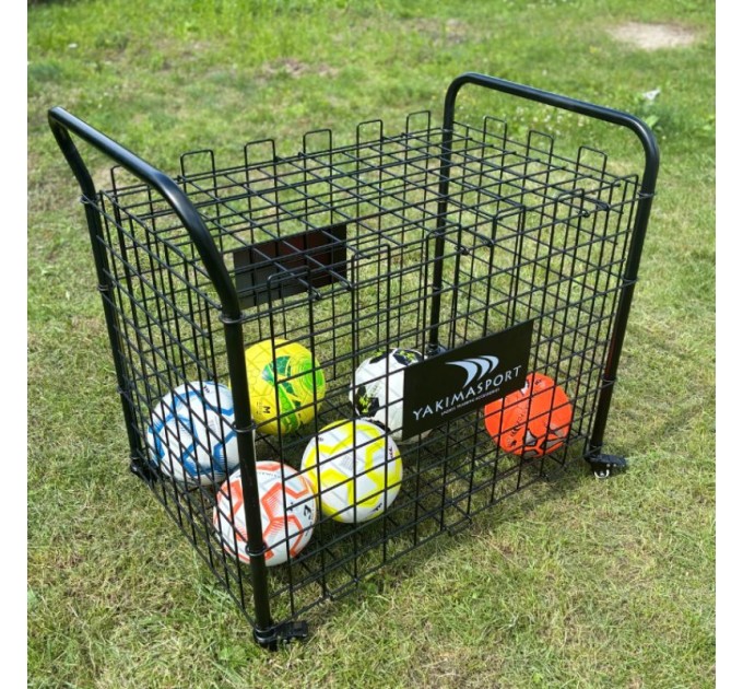 Lockable ball/equipment cart on wheels 100830
