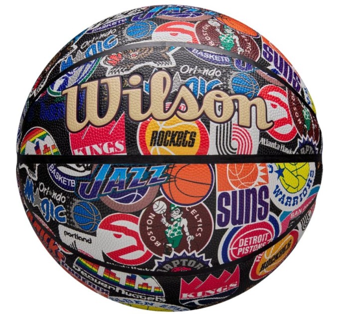 Wilson NBA All Team Retro krepšinio kamuolys Wilson NBA All Team Retro krepšinio kamuolys