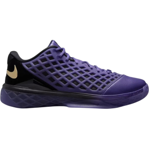 Nike Kobe 3 Low Protro FC Barcelona Black / Metallic Gold / Electro Purple krepšinio bateliai Nike Kobe 3 Low Protro FC Barcelona Black / Metallic Gold / Electro Purple krepšinio bateliai