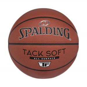 Spalding Tack Soft ruda 7 krepšinio kamuolys