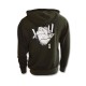 Nike Air Jordan Zion Dri-Fit Performance Black / White džemperis su gobtuvu
