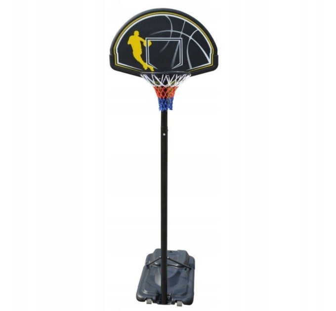 Master Street reguliuojamas krepšinio stovas su tinkleliu 245–305 cm