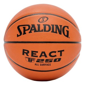 Spalding React TF-250 7 dydžio rudas krepšinio kamuolys