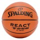 Spalding React TF-250 7 dydžio rudas krepšinio kamuolys