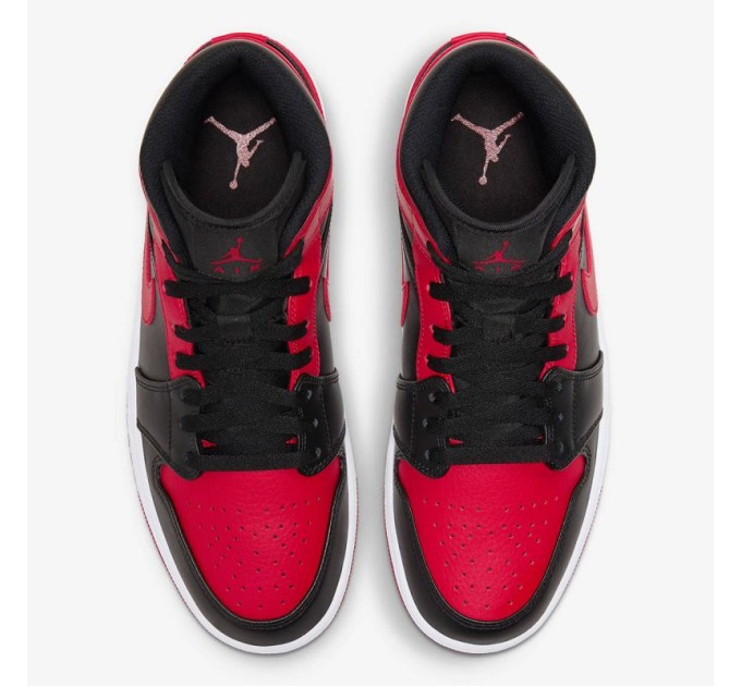 Air Jordan 1 Mid Banned krepšinio bateliai - 554724-074