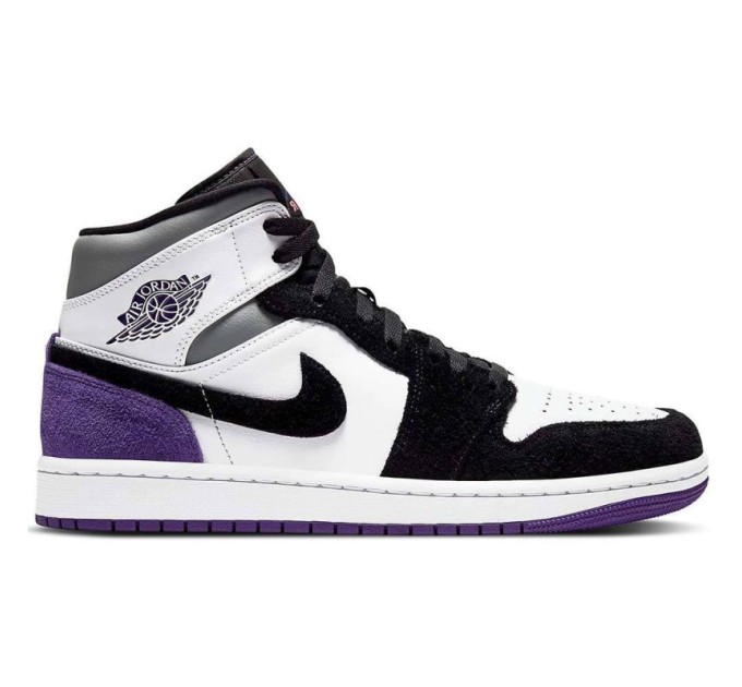 Air Jordan 1 Mid SE Varsity Purple krepšinio bateliai - 852542-105 Air Jordan 1 Mid SE Varsity Purple krepšinio bateliai - 852542-105