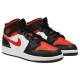 Air Jordan 1 Mid GS Fire Red krepšinio bateliai - 554725-079