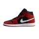 Air Jordan 1 Mid Vyriški krepšinio bateliai Black / Gym Red / White - DQ8426-061