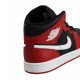 Air Jordan 1 Mid Vyriški krepšinio bateliai Black / Gym Red / White - DQ8426-061