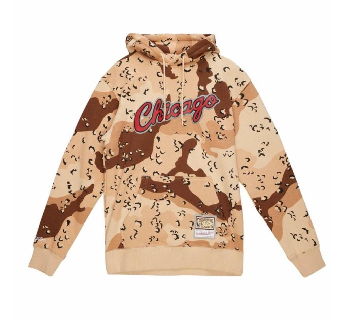 Mitchell & Ness NBA Chicago Bulls Camo Reflective džemperis su gobtuvu Mitchell & Ness NBA Chicago Bulls Camo Reflective džemperis su gobtuvu