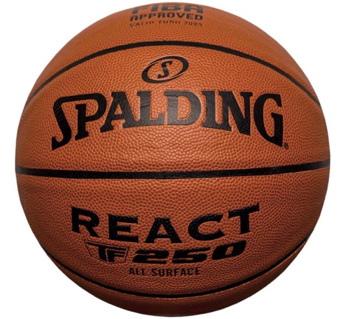 Spalding React TF-250 Logo FIBA krepšinio kamuolys 76967Z