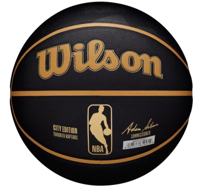 Wilson NBA Team City Collector Toronto Raptors krepšinio kamuolys WZ4016428ID