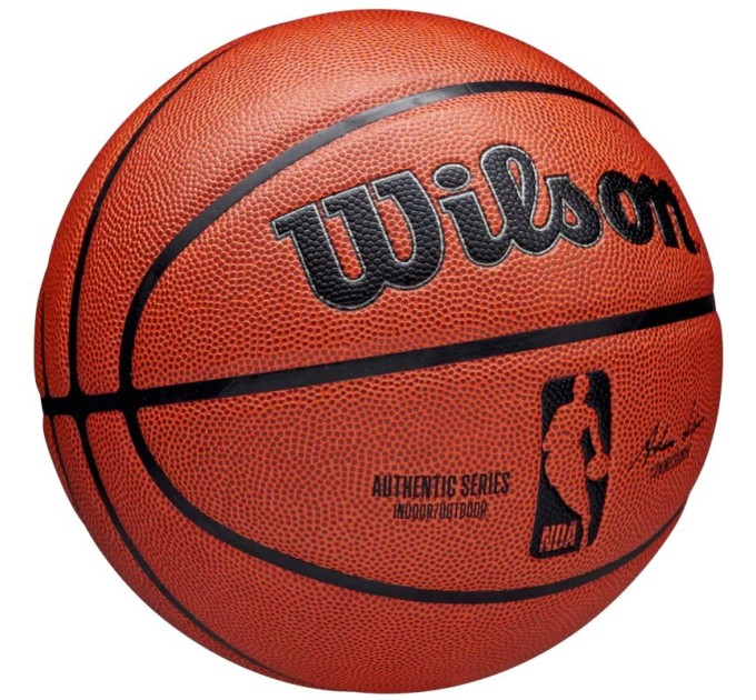 Wilson NBA Authentic Series salės-lauko krepšinio kamuolys