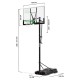 Salta Center standing 125 cm x 371 cm krepšinio lankas