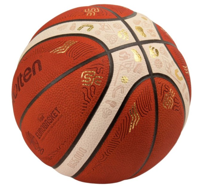 Molten Eurobasket 2025 Official Match Ball B7G5000-E5Z
