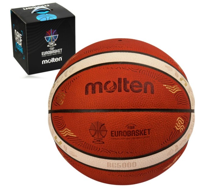 Molten Eurobasket 2025 Official Match Ball B7G5000-E5Z