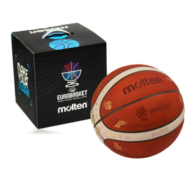 Molten Eurobasket 2025 Official Match Ball B7G5000-E5Z
