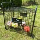 Lockable ball/equipment cart on wheels 100830