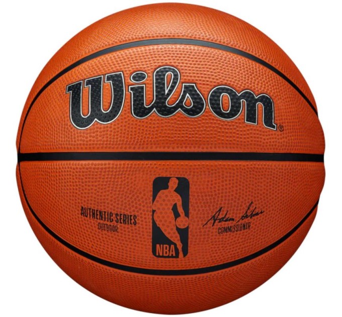 Wilson NBA Authentic Series lauko krepšinio kamuolys, 5 dydis
