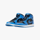 Nike Jordan 1 Mid University Blue Black krepšinio bateliai