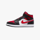 Nike Jordan 1 Mid Alternate Bred Toe krepšinio bateliai moterims