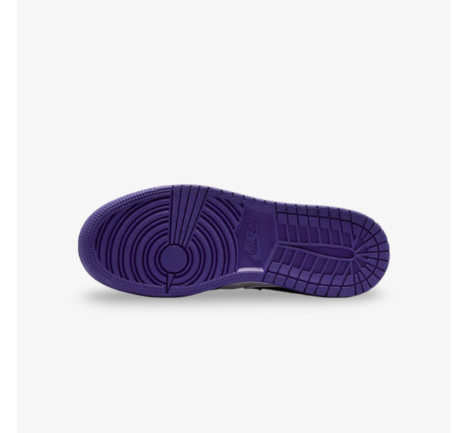 Nike Jordan 1 Mid Dusty Amethyst White Court Purple krepšinio bateliai jaunimui