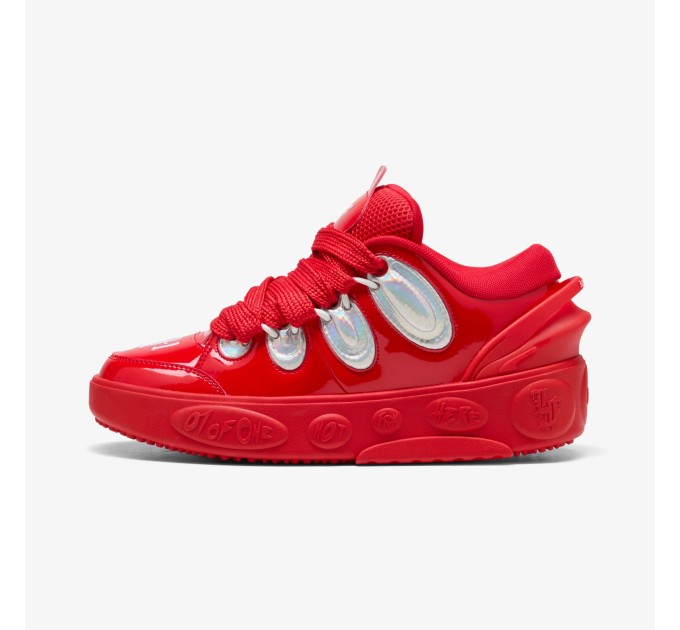 Puma LaMelo Ball LaFrancé Hoops Red Iridescent krepšinio bateliai Puma LaMelo Ball LaFrancé Hoops Red Iridescent krepšinio bateliai