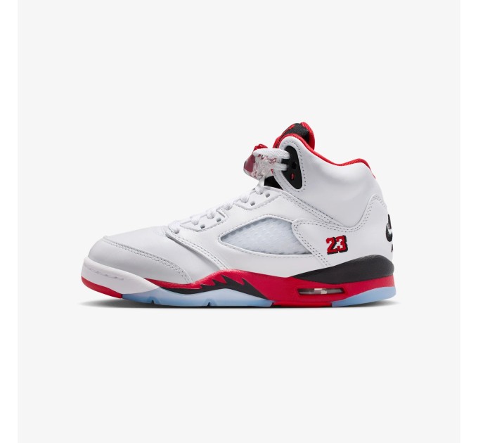Jordan 5 Retro Fire Red Black Tongue (2025) krepšinio bateliai jaunimui