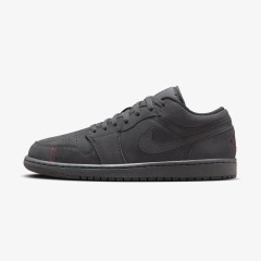 Jordan 1 Low SE Craft Dark Smoke Grey Varsity Red krepšinio bateliai