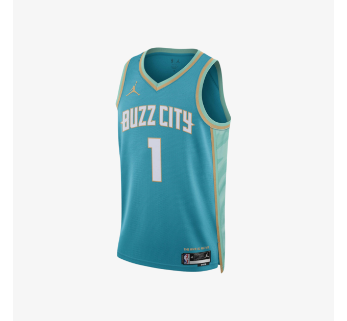 Jordan Lamelo Ball Hornets Buzz 2023 Jersey Blue krepšinio marškinėliai